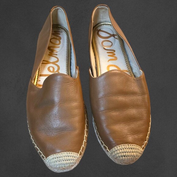 SAM EDELMAN Leather Espadrille sz 10.5 - Picture 6 of 7
